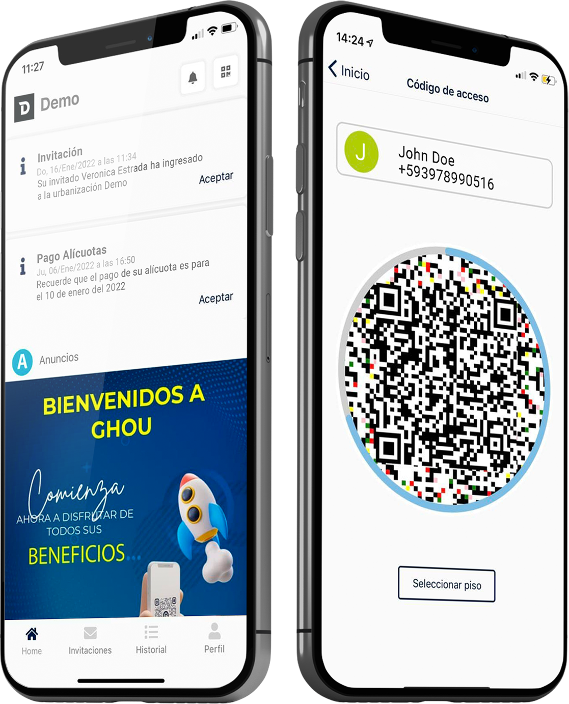 Pantallas móviles GHOU